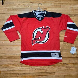 NWT NHL Men’s New Jersey Devils Team Red White Black Classic Jersey ALL SIZES